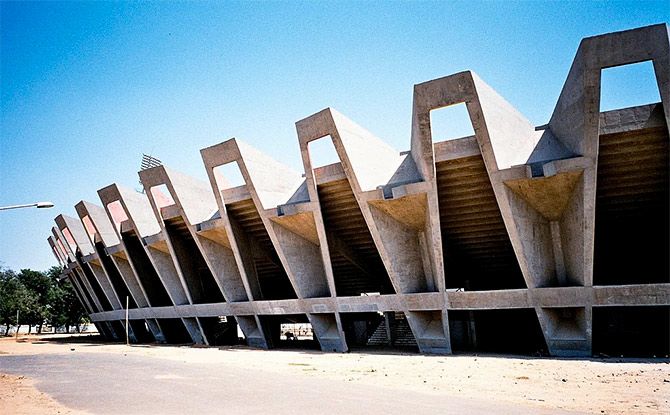 Sardar Vallabhbhai Patel Stadium, Ahmedabad. Photograph: Kind courtesy Carlo Fumarola/Wikimedia Commons