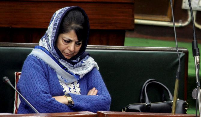 Mehbooba Mufti resigned as Jammu and Kashmir chief minister on July 19, 2018 after the Bharatiya Janata Party terminated its alliance with Mufti's People's Democratic Party