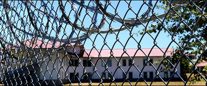 The prison in Sheridan, Oregon, where 52 Indian asylum-seekers are being held