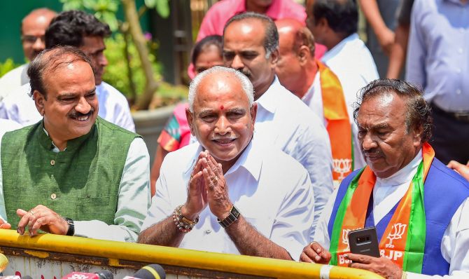 JD(S)-Cong trying to lure BJP MLAs, will camp in Delhi: Yeddyurappa