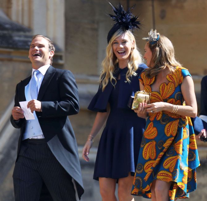 All the stars at Harry-Meghan's wedding - Rediff.com India News