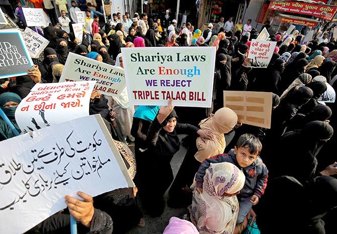 Support for triple talaq