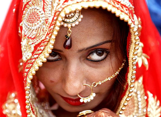 A Muslim bride