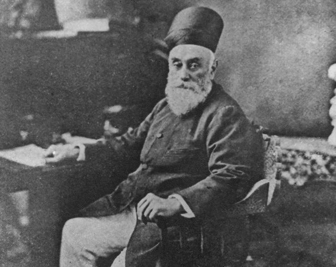 Jamsetji Nusserwanji Tata, founder of the Tata Group, circa 1890
