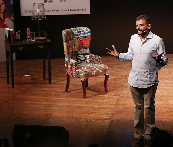 TM Krishna, celebrated Carnatic vocalist, author and activist. Photograph: Hitesh Harisinghani/Rediff.com