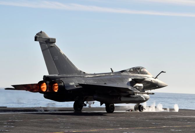 IAF receives first Rafale aircraft in France