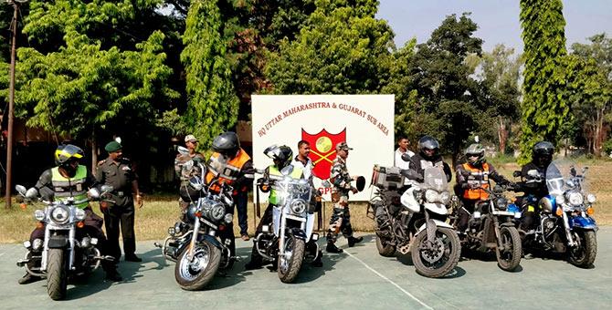 Riding across India for the Armed Forces