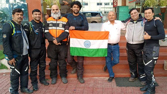 Riding across India for the Armed Forces