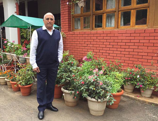 Wing Commander Rakesh Sharma, the first Indian in space, in Wellington, Coonoor