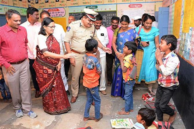 The classes are held in premises of 3 government schools