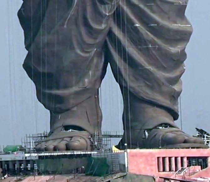 Statue of Unity' gets finishing touches as unveiling nears ...