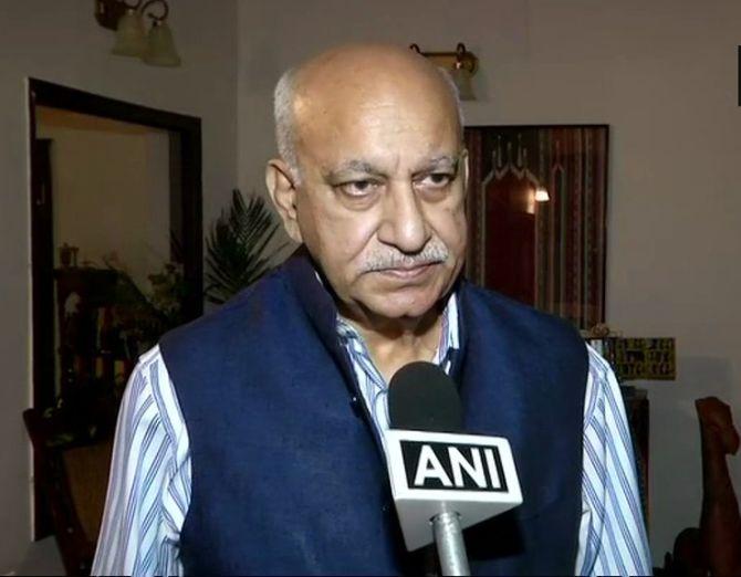 M J Akbar, junior minister of foreign affairs