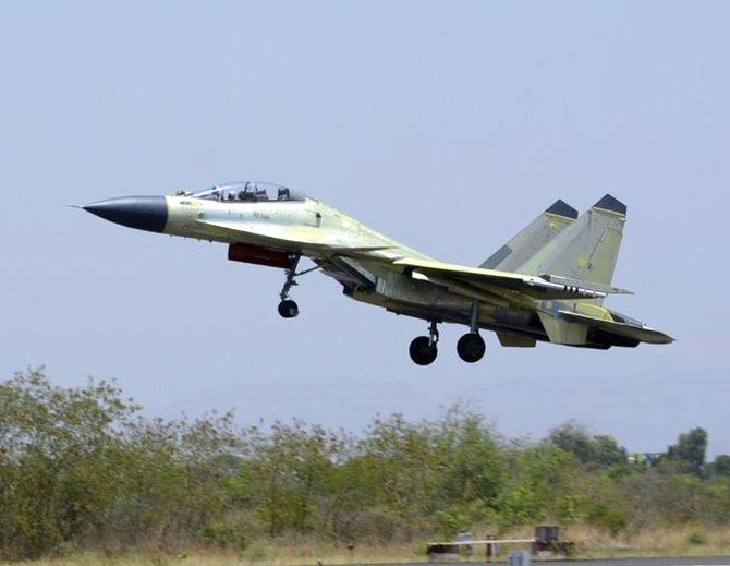 Sukhoi Su-30MKI fighter jet