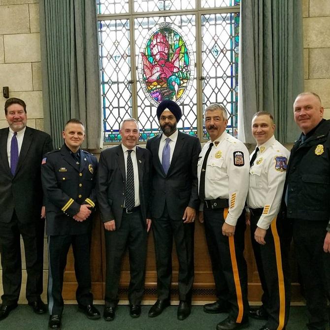 Gurbir Singh Grewal is sworn in as New Jersey's attorney general