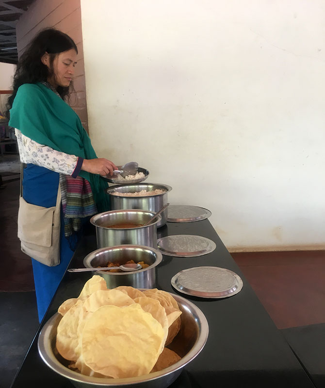 Irom Sharmila serves lunch 