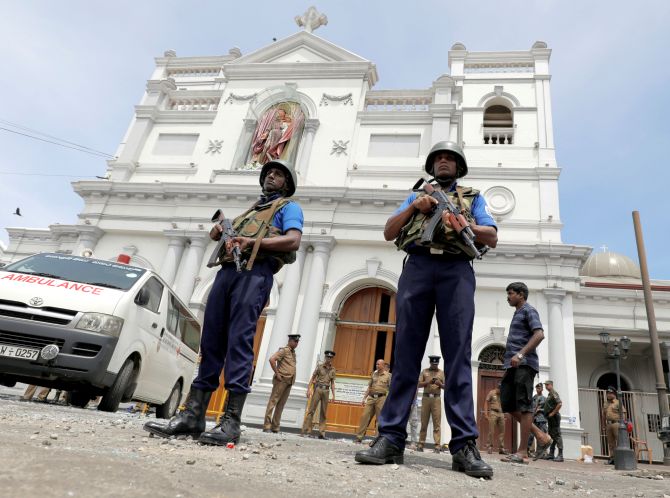 'We have nothing to do with the blasts in Lanka'