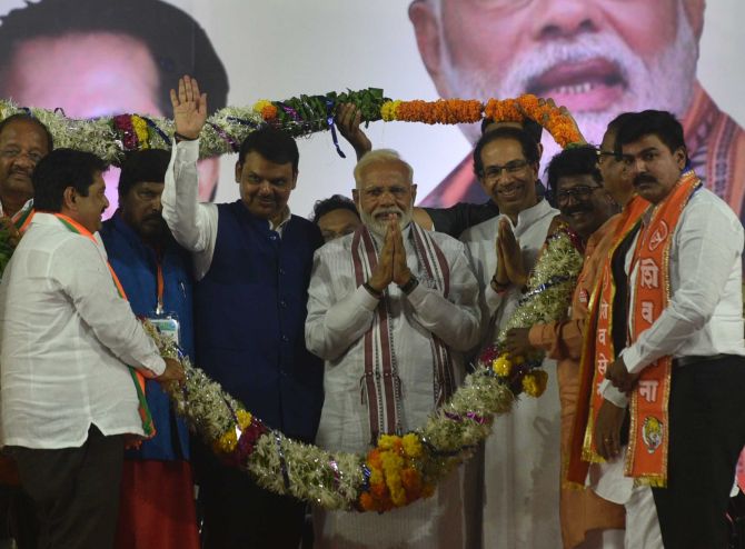 BJP loses its oldest and Hindutva ally Shiv Sena