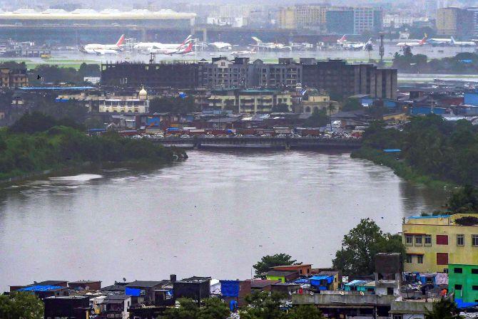 A view of the Mithi river in Mumbai/File image