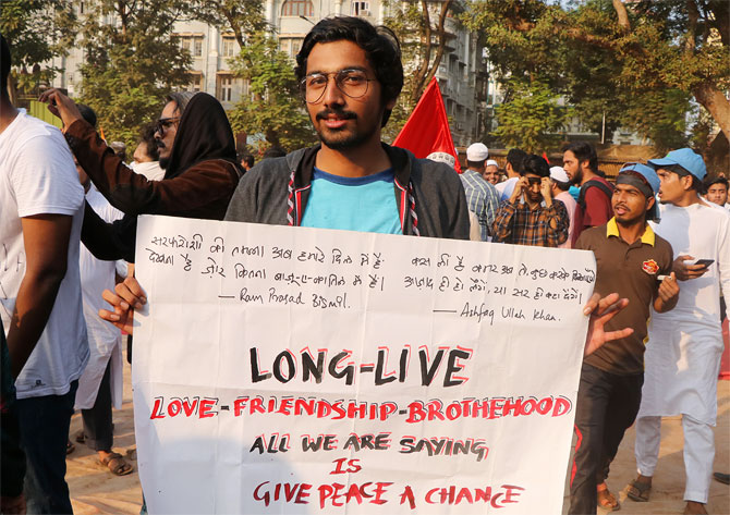 Portraits of Mumbai's anti-citizenship law protesters