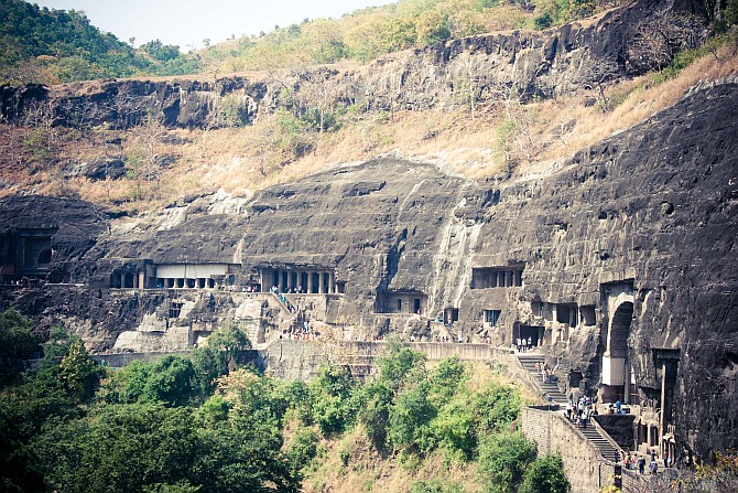 Ajanta caves in Aurangabad