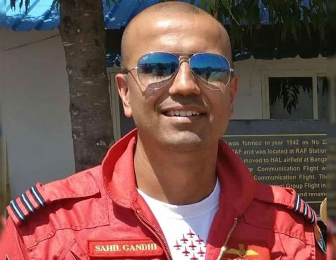Wing Commander Sahil Gandhi who lost his life in an aircrash in Bengaluru on February 19, 2019