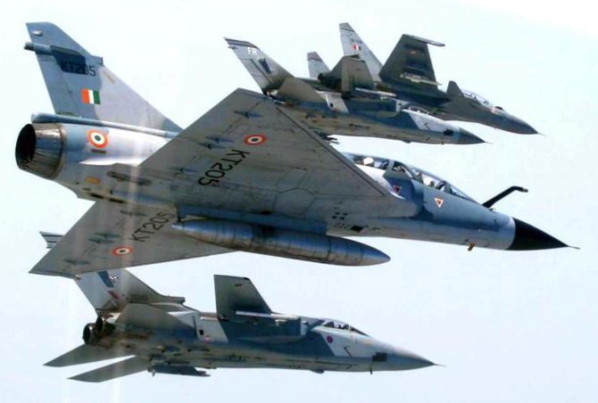 Indian Air Force Mirages in action