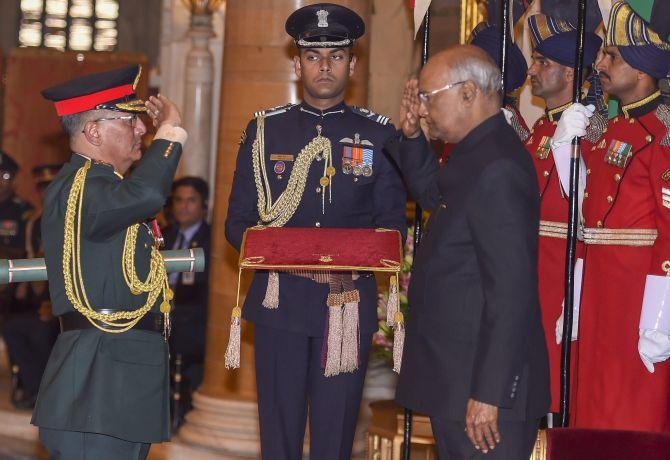 PHOTOS: Prez Confers Honorary Rank Of General On Nepal Army Chief ...