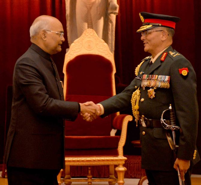 PHOTOS: Prez Confers Honorary Rank Of General On Nepal Army Chief ...