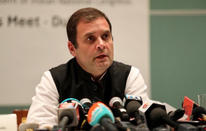Rahul's Twitter account temporarily suspended: Cong
