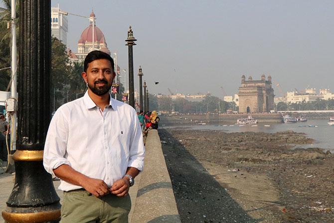 Commander Tomy at Gateway of India