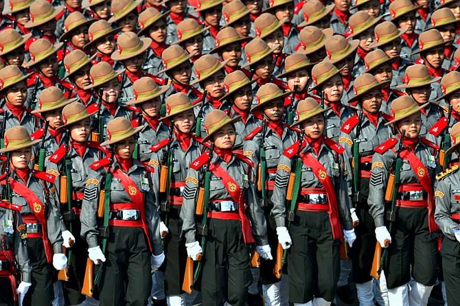Assam Rifles all women contingent