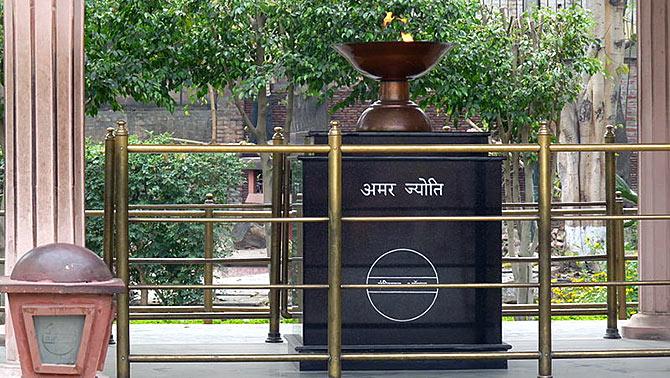 The Amar Jyoti at Jallianwala Bagh