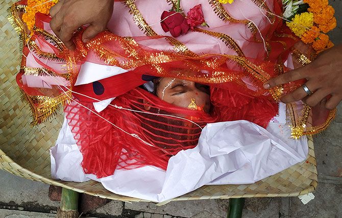 Meenakshi Chaurasia, murdered in cold blood. Photograph: Rajesh Karkera/Rediff.com