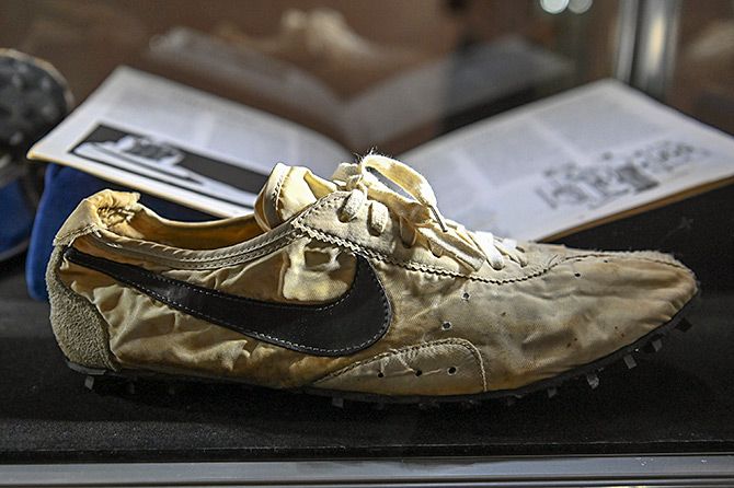 Rare sneaker collection rakes in $850,000 at auction - Rediff.com