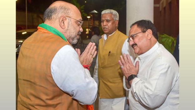 Home Minister Amit Shah and BJP president JP Nadda/File image