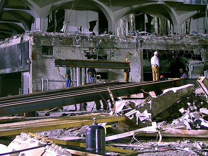 Unseen Photos From The 9 11 Terror Attack Clean Up Rediff Com