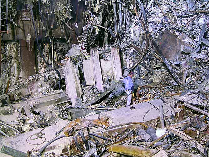 Unseen Photos From The 9 11 Terror Attack Clean Up Rediff Com