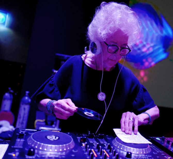Modtager Afskedigelse repertoire At 80, she's the coolest DJ in the world! - Rediff.com India News