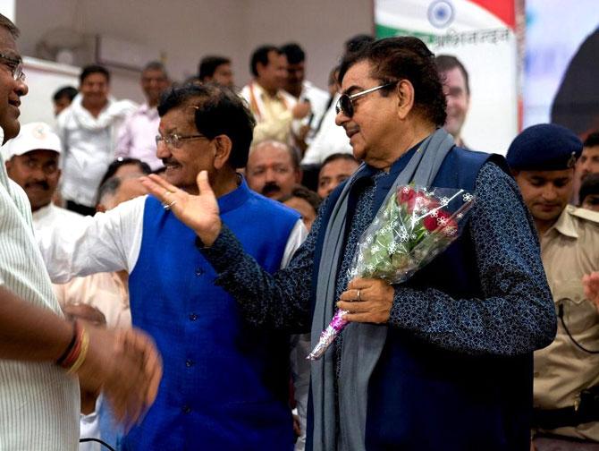 Shatrughan Sinha campaigns in Bihar