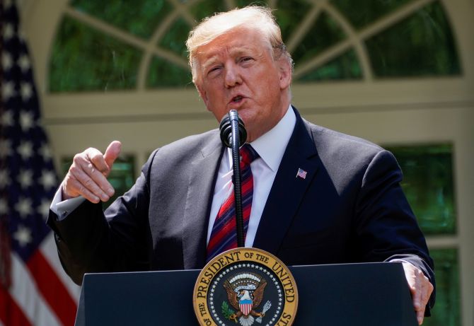 Will hit harder than ever before: Trump warns Iran