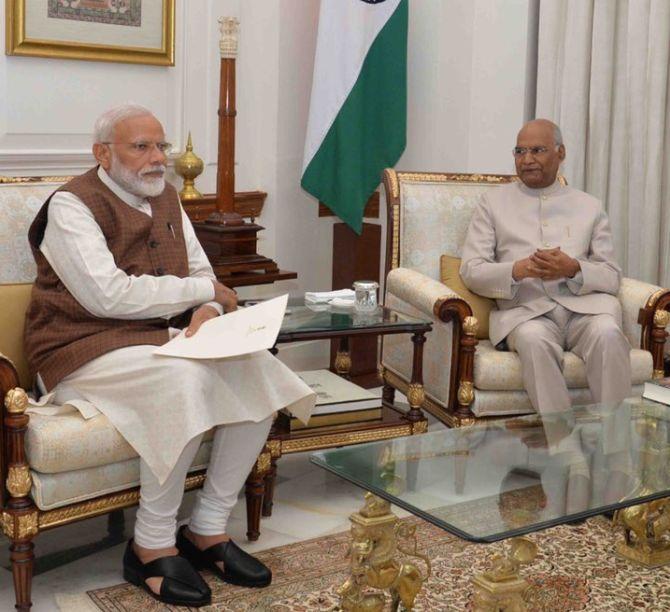 Narendra Modi and Ram Nath Kovind