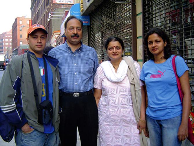 Devdutta Navare, Hemant and Kavita Karkare, Jai Karkare Navare