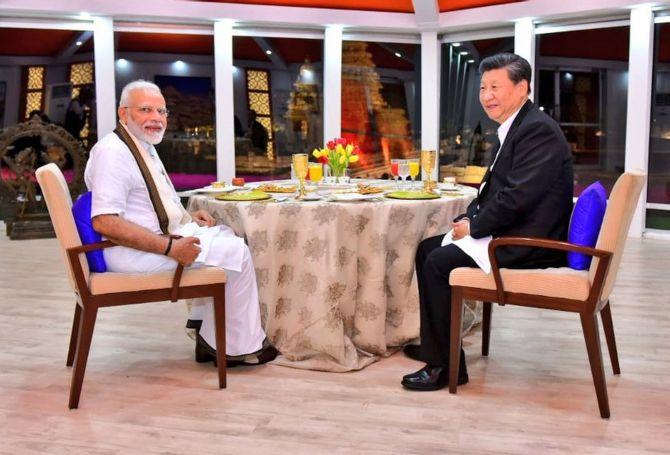 'Modi can't be seen in Xi's company'