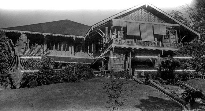 The erstwhile Government House, Ross Island, Andaman islands. Photograph: Vaihayasi Pande Daniel/Rediff.com.