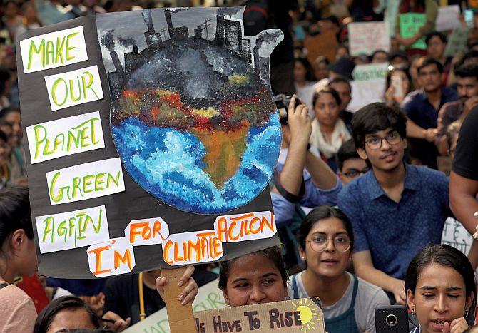 'No Planet B': Millions Join Global Climate Strike - Rediff.com India News