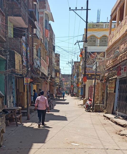 The deserted Sonarpatti market in Chhapra, Saran district, April 3, 2020