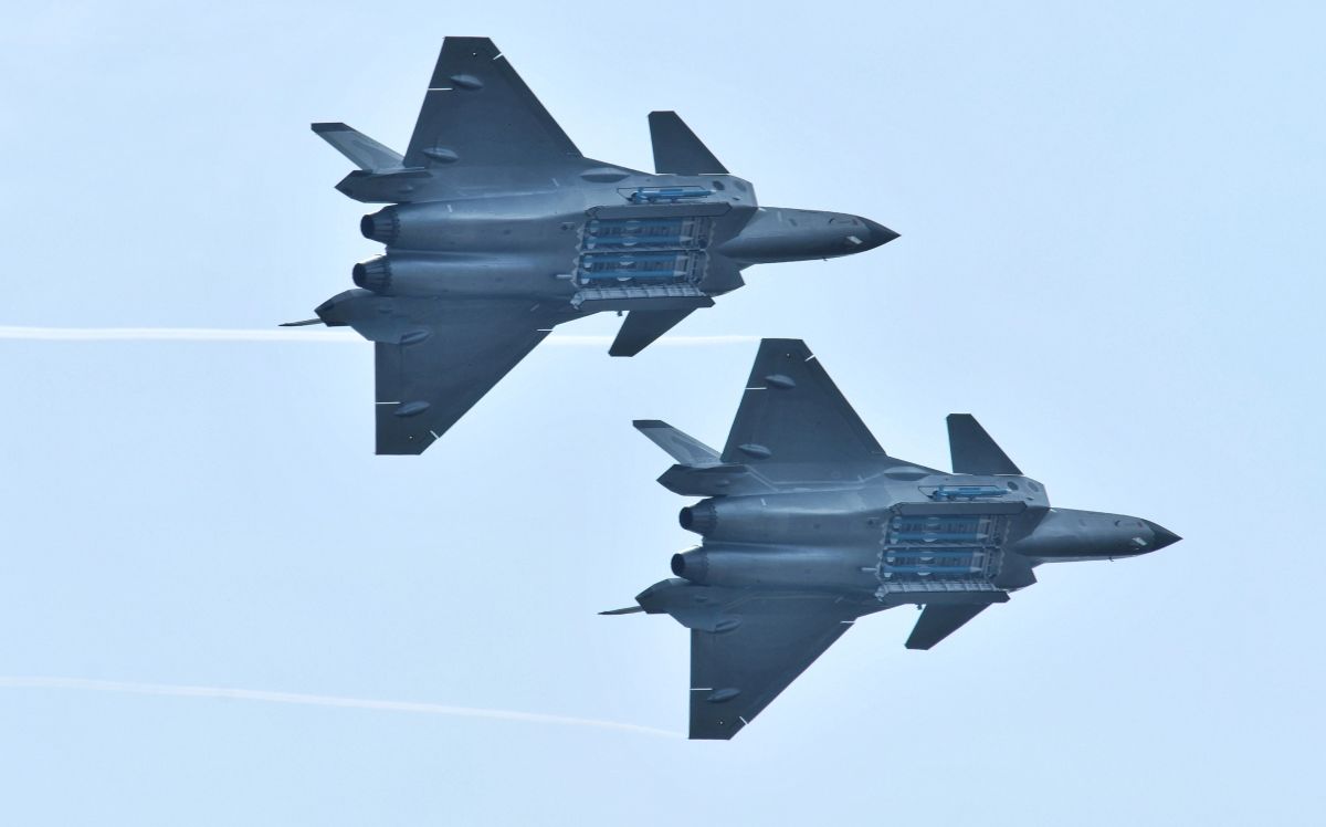 Chinese Chengdu jets. File pic