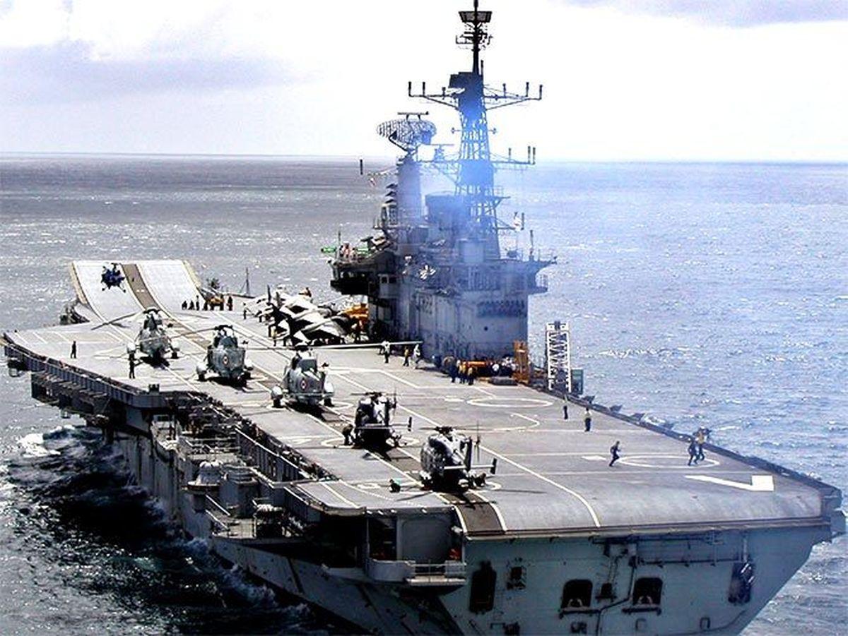 INS Viraat to be dismantled in INS Viraat to be dismantled in Gujarat and  sold as scrap, sold as scrap - Rediff.com