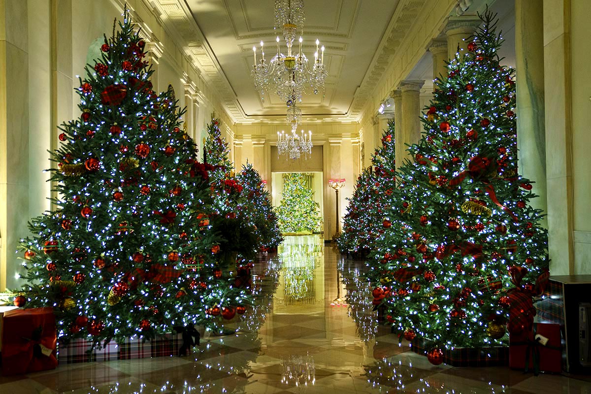 'America the Beautiful': Melania unveils last Christmas decorations in ...