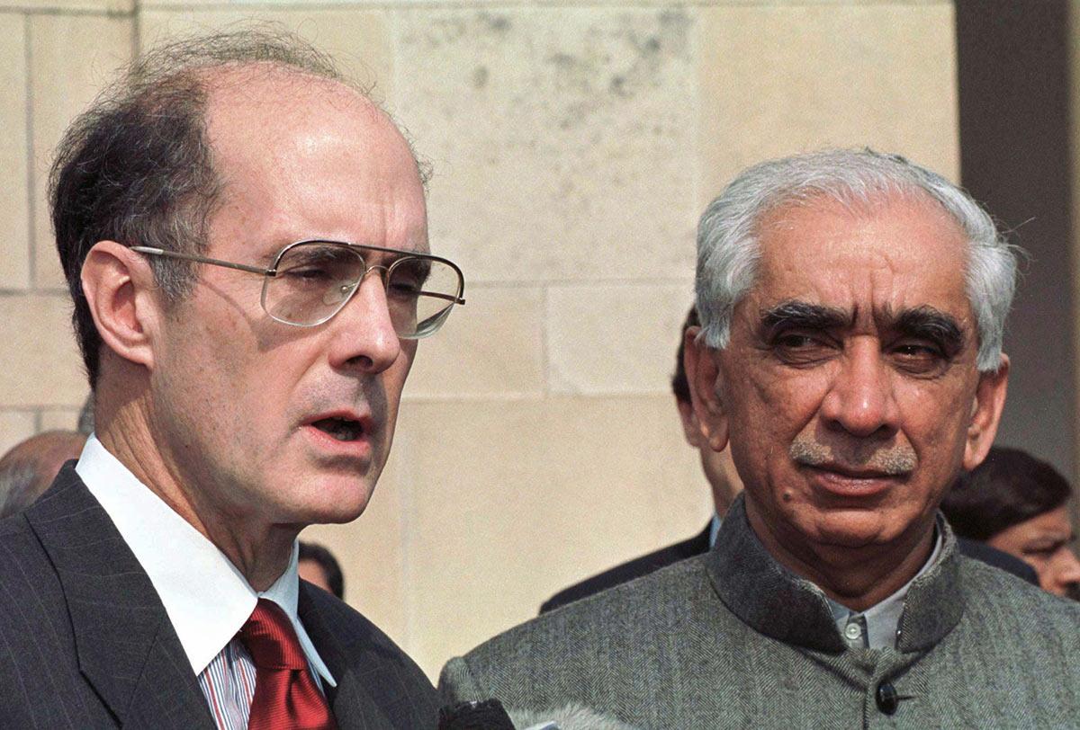 Strobe Talbott and Jaswant Singh